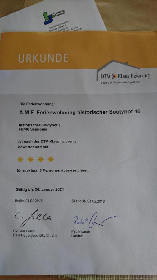 Amf Ferienwohnungen Historischer Soutyhof 자를루이 외부 사진